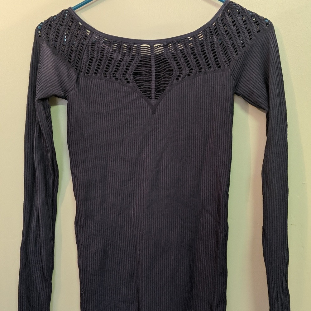NWT ✨ Intimately Free People Shirt, Navy